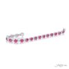 19.16 ctw Pink Sapphire & Diamond BraceletFancy Color
