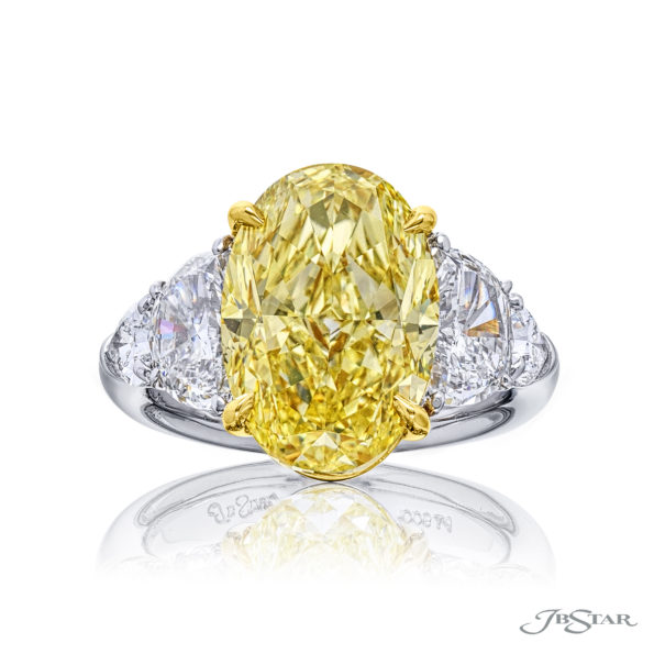 Fancy Yellow Diamond Engagement Ring 7.53 ct. Certified