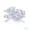 Twogether Two Stone Diamond Ring Pear Shaped GIA Certified