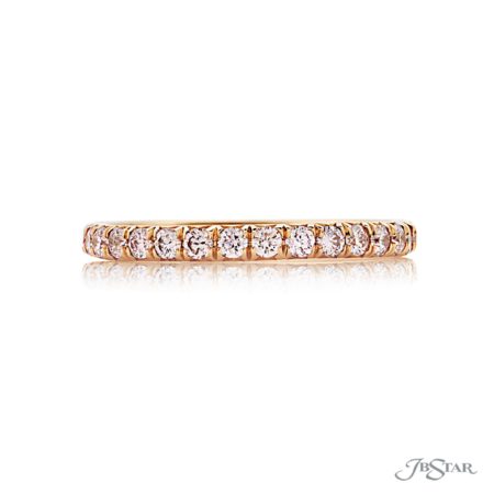 Eternity Wedding Band, Pink Gold and Diamonds - Categories Q9L95H