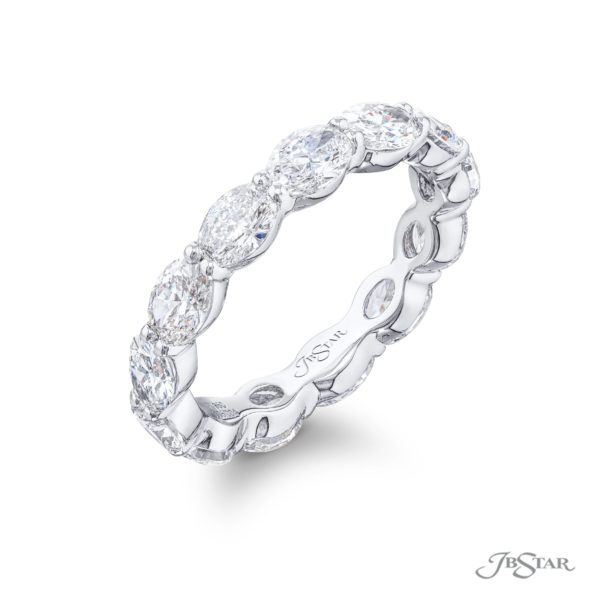 Diamond Eternity Band Oval 3.64 ctw. Shared Prong Setting