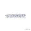 Elegance Elevated: Classic Single-Row Oval and Round-Cut Diamond Band in Platinum