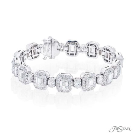 MARQUISE AND ROUND 3-STATION DIAMOND BRACELET – petitegjewelers