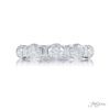 Iconic Single-Row Diamond Band | Round-Cut & Straight Baguette Diamonds in Platinum