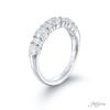 Diamond wedding band round and straight baguette diamonds