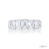 Elegance Elevated | Iconic Single-Row Emerald-Cut Diamond Band