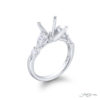 Diamond Semi-Mount Pear-Shaped 1.48 ctw. Shared Prong