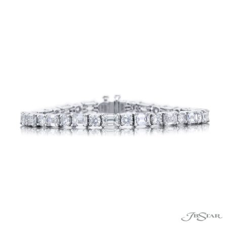 MARQUISE AND ROUND 3-STATION DIAMOND BRACELET – petitegjewelers