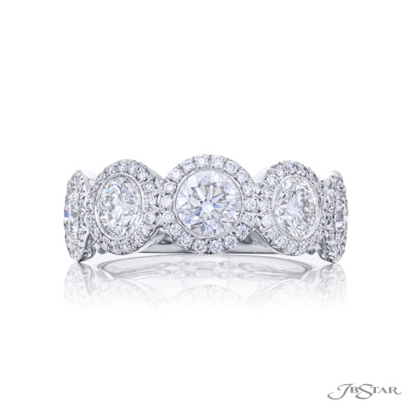 Elegance Elevated: Classic Multi-Row Diamond Band