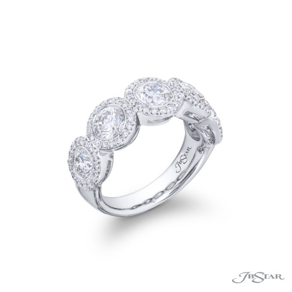 Elegance Elevated: Classic Multi-Row Diamond Band