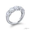 Classic GIA-Certified Round-Cut Diamond Band in Platinum