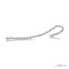 Platinum Prong Set Round Diamond Bracelet Jewelry