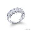 Classic Single-Row GIA Certified Diamond Band | 7 Emerald-Cut Diamonds in Platinum | Elegance Elevated by Jb Star