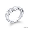 Elegance Elevated: Classic Single-Row Round-Cut Diamond Band in Platinum