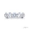 Classic Single-Row Round Diamond Band | GIA Certified | Handcrafted in Platinum