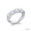 Classic Single-Row Round Diamond Band | GIA Certified | Handcrafted in Platinum