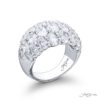 Iconic Three-Row Diamond Band | 25 Oval Diamonds in Platinum | Elegance Elevated by Jewels by Star