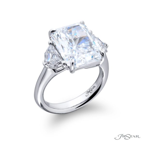 8.01 ct Radiant-Cut Diamond Ring in Platinum | GIA Certified & Handcrafted | Dazzling Brilliance by Jb Star