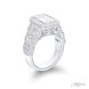 Diamond engagement ring 3.03 ct Emerald cut diamond