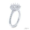 Diamond Semi-Mount 1.01 ctw. Halo Pave Setting