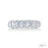 Diamond Wedding Band Radiant-Cut 2.16 ctw. Shared Prong