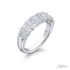 Diamond Wedding Band Radiant-Cut 2.16 ctw. Shared Prong