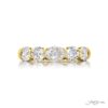 Classic East-West Diamond Band | Oval & Round Diamonds in 18K Yellow Gold