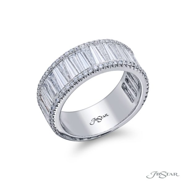 Elegance Elevated: Signature Channel Diamond Band