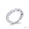 Signature East-West Bezel Diamond Band | Oval Diamonds in Pure Platinum