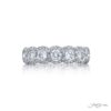 Signature Diamond Band | Seven Round Diamonds with Micro-Pave in Pure Platinum