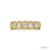 Signature Diamond Band | Seven Round-Cut Diamonds with Micro-Pave in 18K Yellow Gold