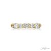 Classic Single-Row East-West Diamond Band in 18K Yellow Gold