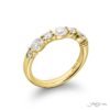 Classic Single-Row East-West Diamond Band in 18K Yellow Gold