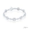 Diamond bracelet featuring cushion diamonds 10.53ctw