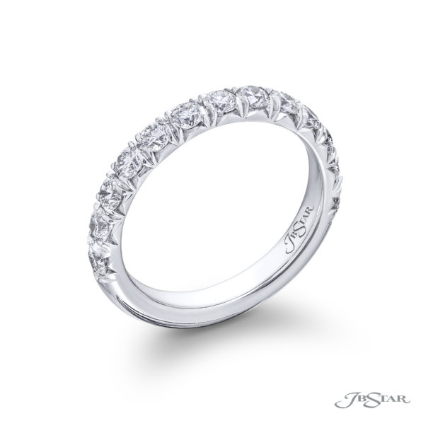 Elegance Elevated: Stunning Cut Down Diamond Eternity Band