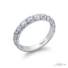 Elegance Elevated: Stunning Cut Down Diamond Eternity Band