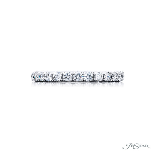 Elegance Elevated: Stunning Cut Down Diamond Eternity Band