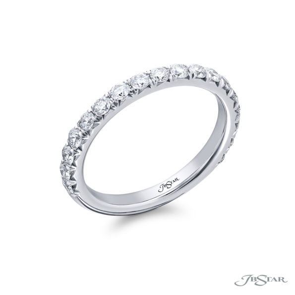 Elegance Elevated: Stunning Cut Down Diamond Eternity Band